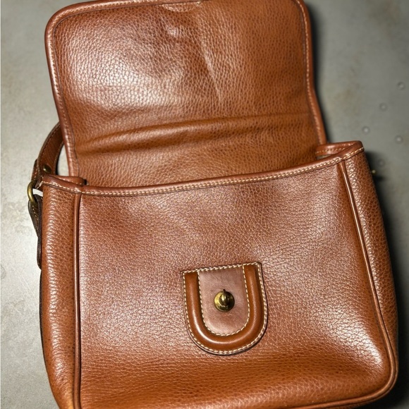 Coach Sheridan Mayfield Brown Pebbled‎ Leather Crossbody Bag - Picture 8 of 14
